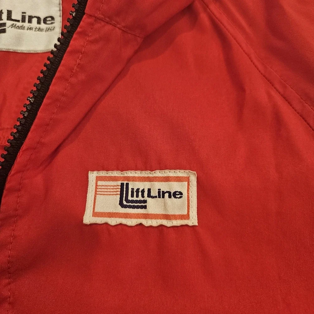Vtg 90s Lift-Line  L Windbreaker 1/4 Zip Pullover Shell Jacket  STREETWEAR